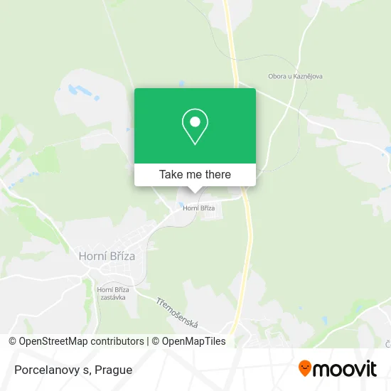 Карта Porcelanovy s