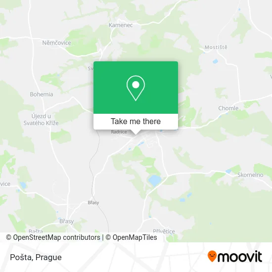 Карта Pošta