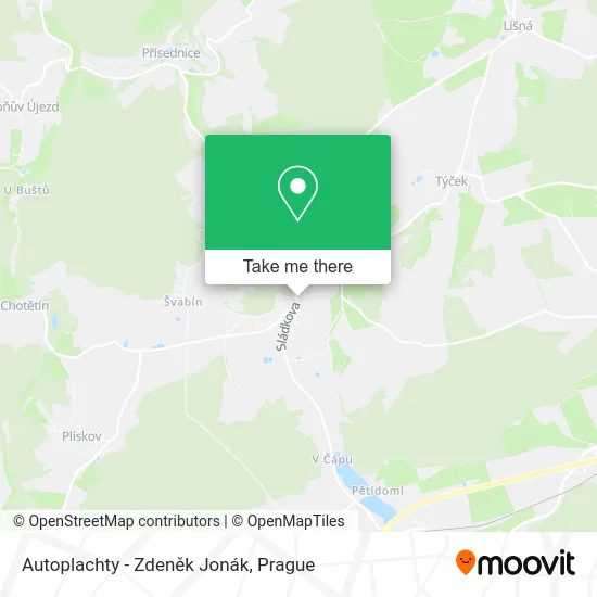 Карта Autoplachty - Zdeněk Jonák