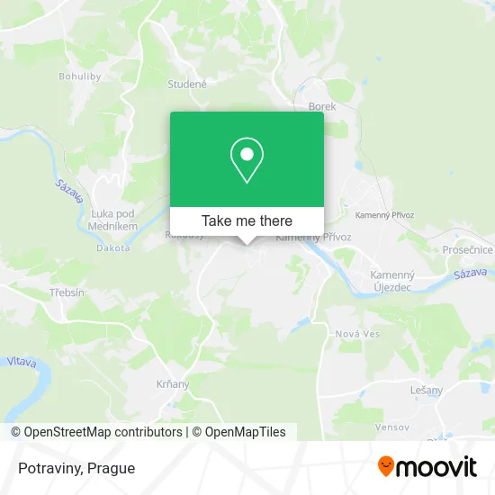 Карта Potraviny