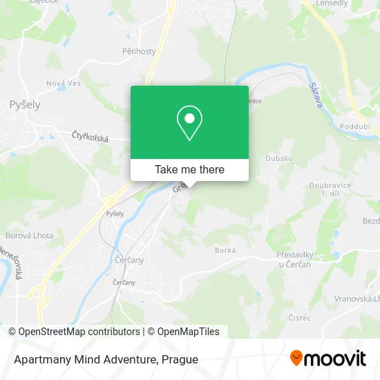 Карта Apartmany Mind Adventure