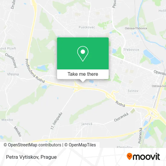 Карта Petra Vytiskov