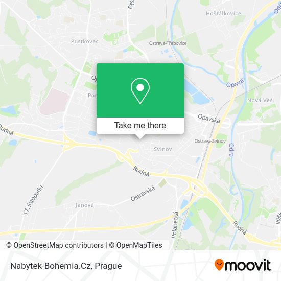 Карта Nabytek-Bohemia.Cz