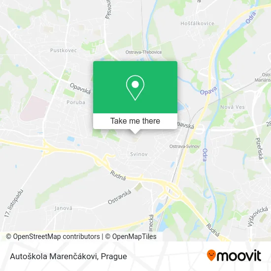Карта Autoškola Marenčákovi