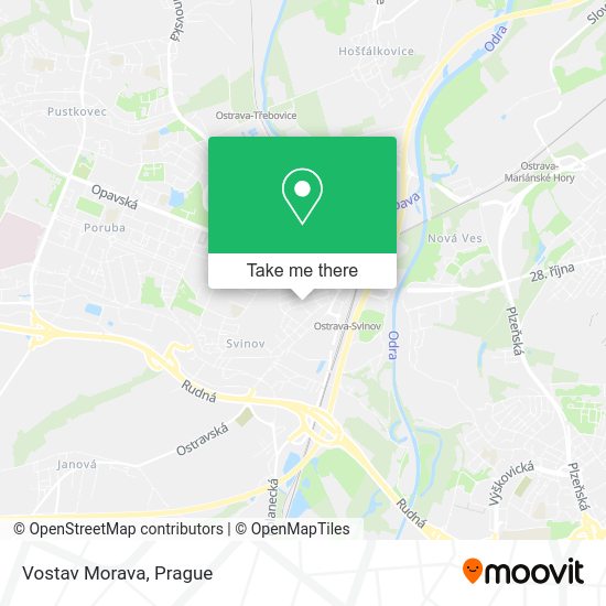 Карта Vostav Morava