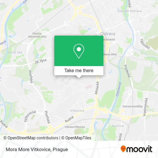 Карта Mora More Vitkovice