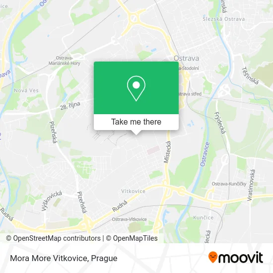 Карта Mora More Vitkovice
