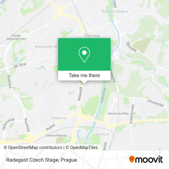 Radegast Czech Stage map