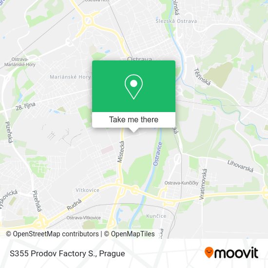 S355 Prodov Factory S. map