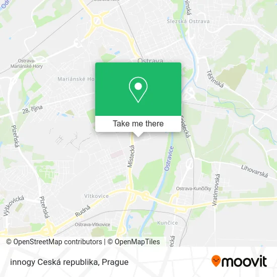 Карта innogy Ceská republika