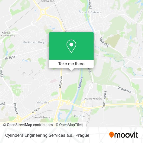 Карта Cylinders Engineering Services a.s.