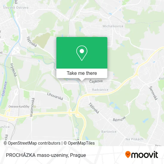Карта PROCHÁZKA maso-uzeniny