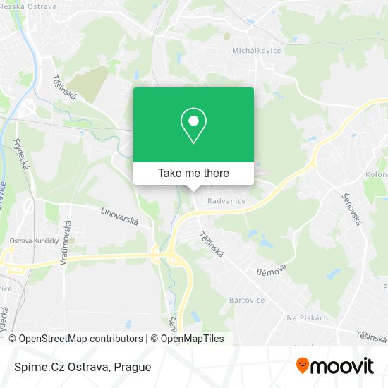 Карта Spime.Cz Ostrava