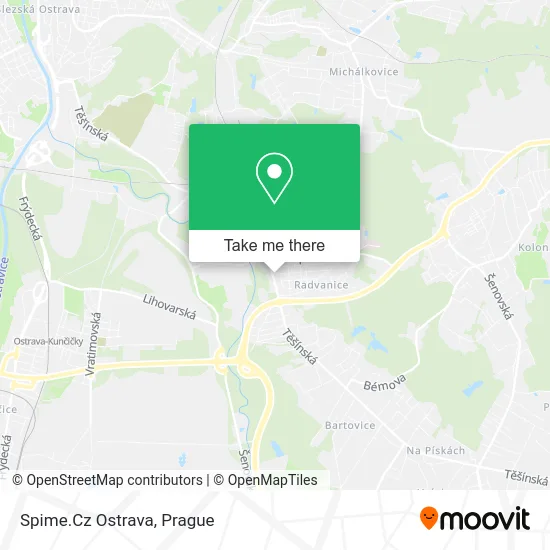 Карта Spime.Cz Ostrava