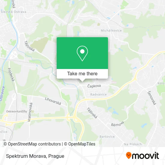 Карта Spektrum Morava