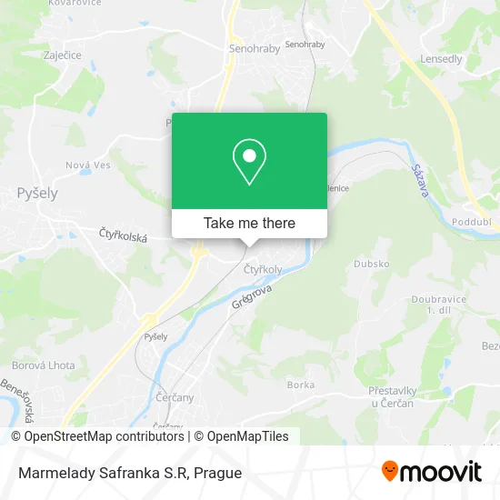 Marmelady Safranka S.R map