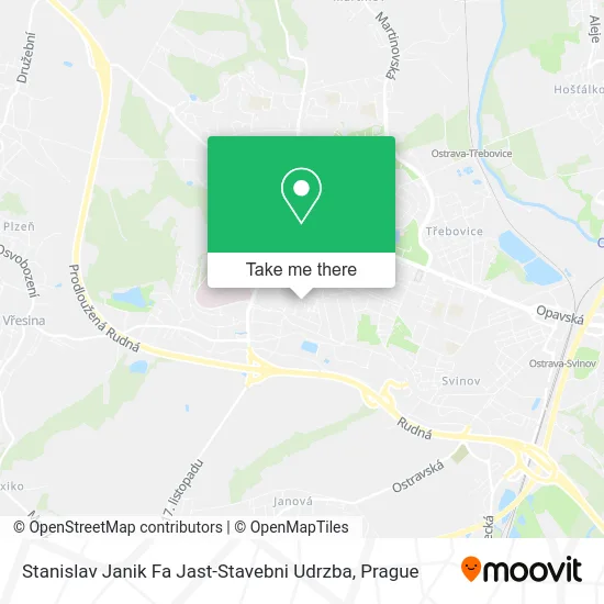 Карта Stanislav Janik Fa Jast-Stavebni Udrzba