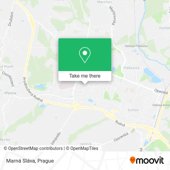 Карта Marná Sláva