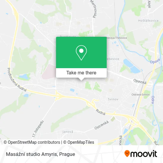 Карта Masážní studio Amyris