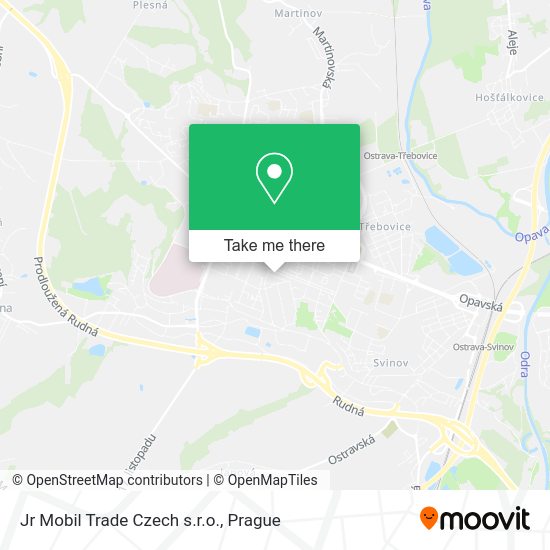 Карта Jr Mobil Trade Czech s.r.o.