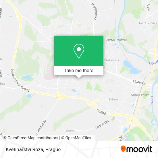 Květinářství Róza map