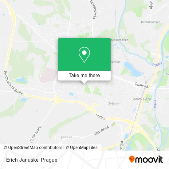 Карта Erich Januške