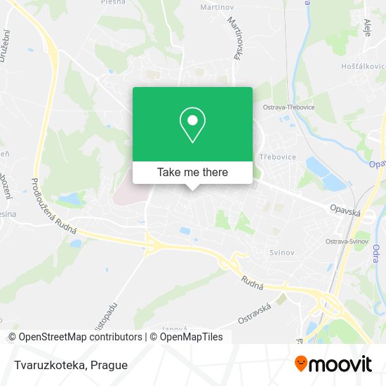 Tvaruzkoteka map