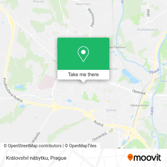 Карта Království nábytku