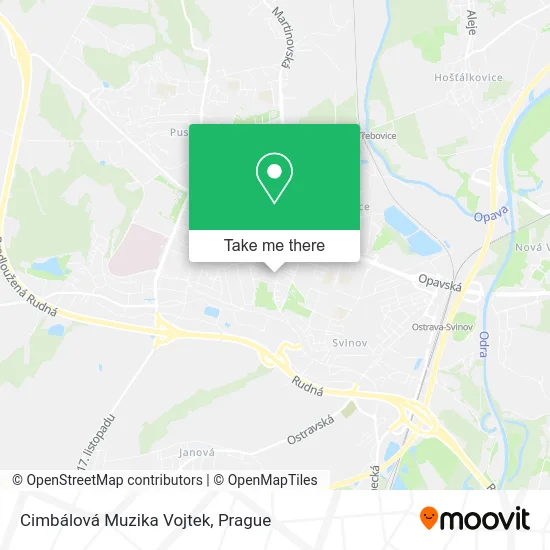 Карта Cimbálová Muzika Vojtek