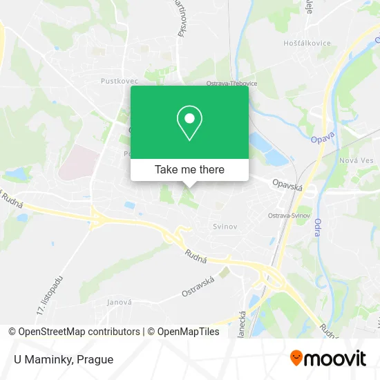U Maminky map