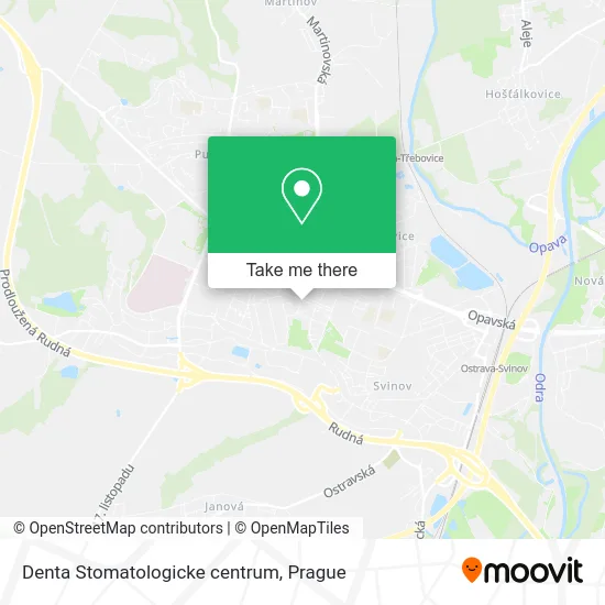 Карта Denta Stomatologicke centrum