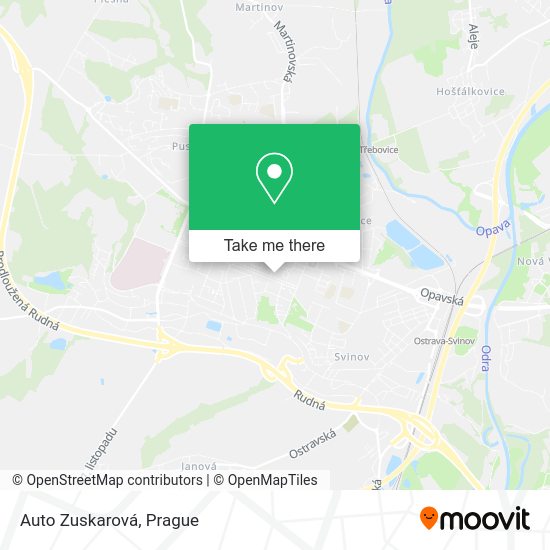 Карта Auto Zuskarová