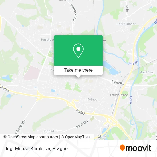 Карта Ing. Miluše Klímková