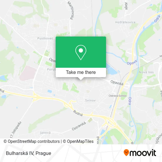 Карта Bulharská IV