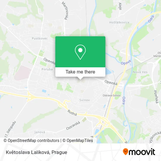 Květoslava Lalíková map