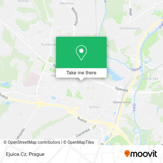 Карта Ejuice.Cz