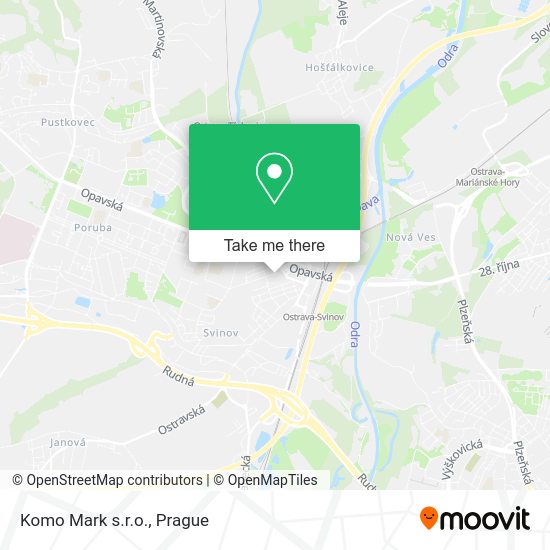 Карта Komo Mark s.r.o.