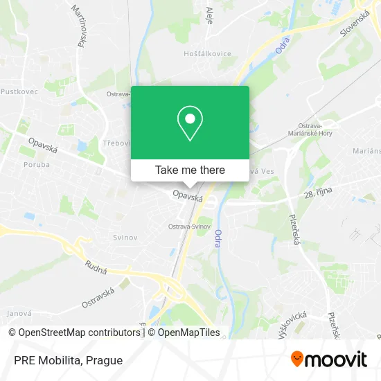Карта PRE Mobilita