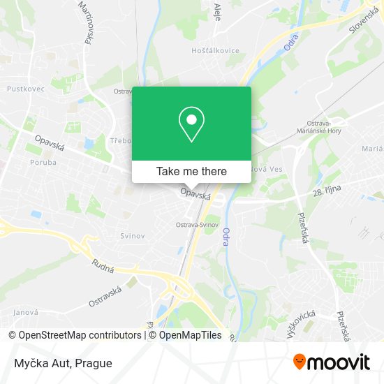 Карта Myčka Aut