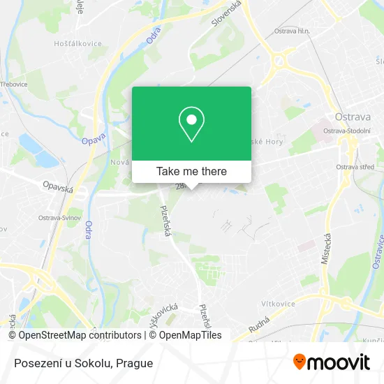 Карта Posezení u Sokolu