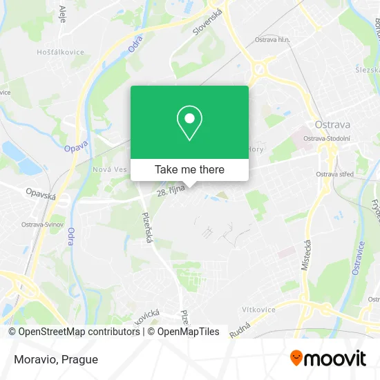 Карта Moravio