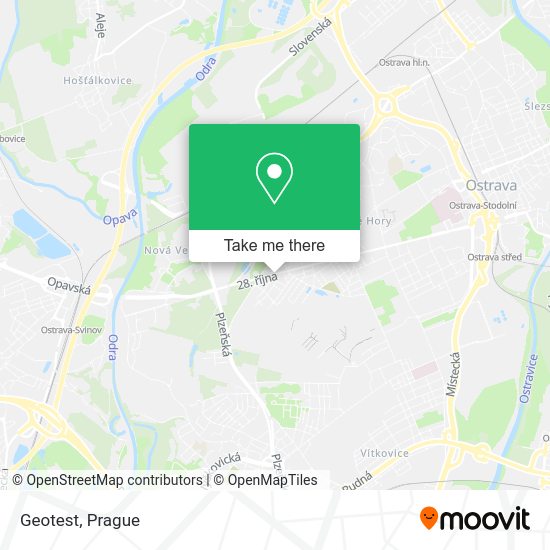 Карта Geotest