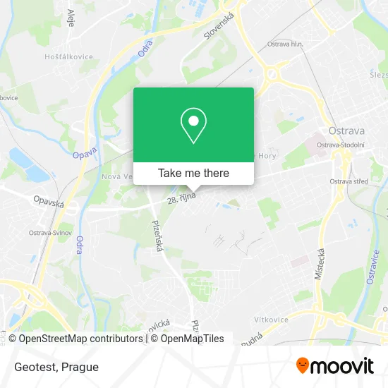 Карта Geotest