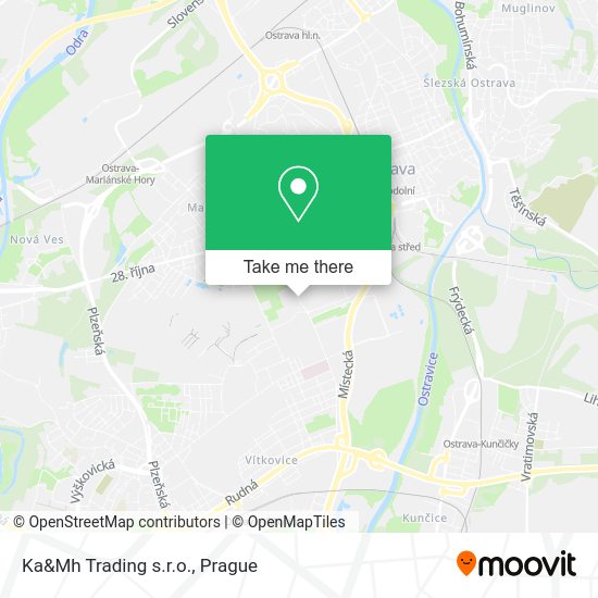 Карта Ka&Mh Trading s.r.o.