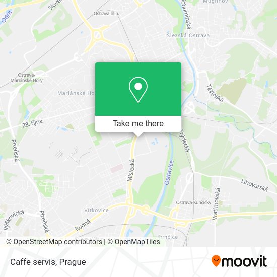 Карта Caffe servis
