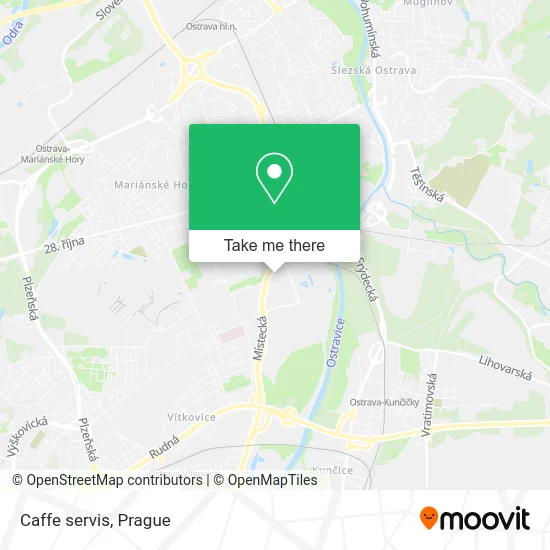 Карта Caffe servis
