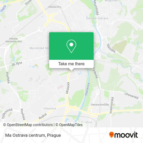 Карта Ma Ostrava centrum