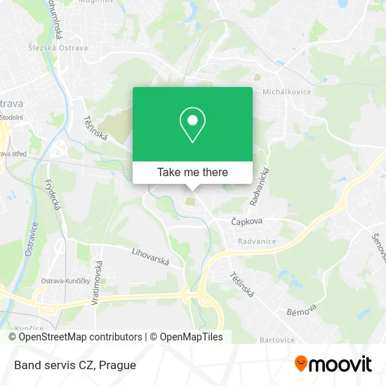Карта Band servis CZ