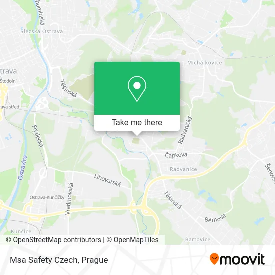 Карта Msa Safety Czech