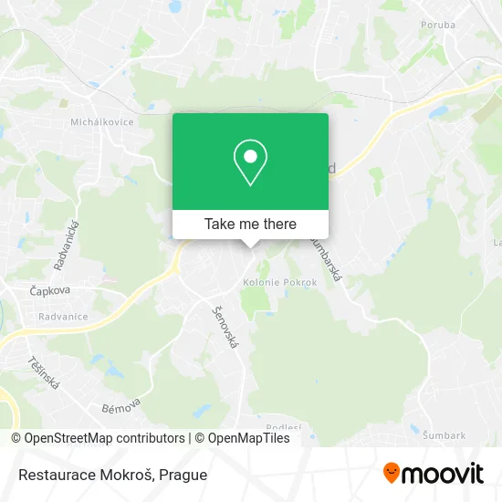 Карта Restaurace Mokroš